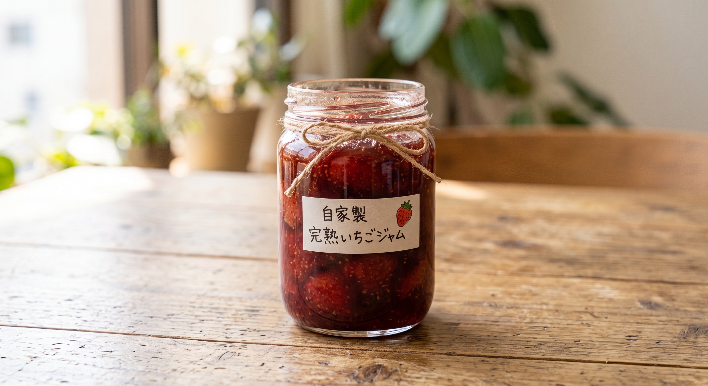 果肉ごろっと自家製完熟いちごジャム